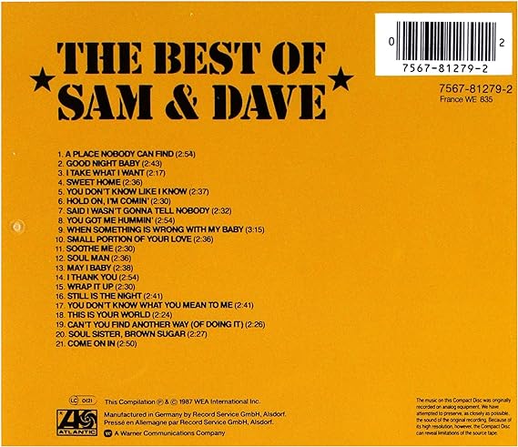 Art for Soul Sister Brown Sugar by Sam & Dave