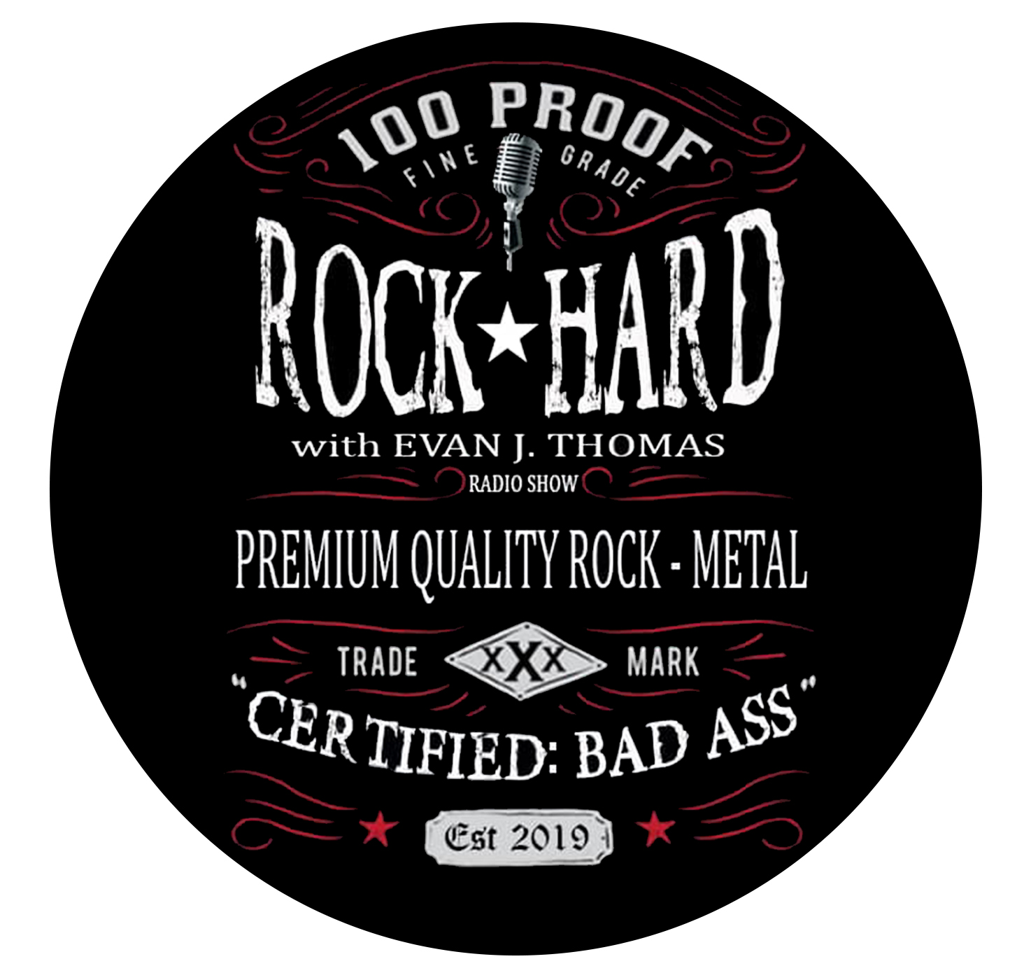 Art for Thursday's at 7pm CT by Rock Hard with Evan J. Thomas
