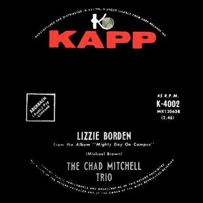 Art for Lizzie Borden 559 by The Chad Mitchell Trio 559