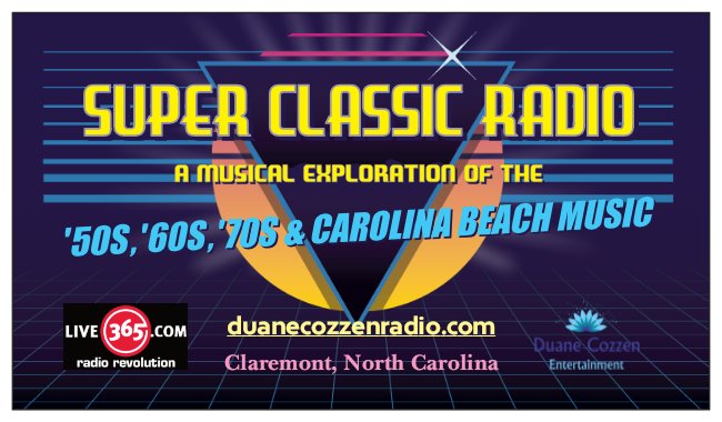 Super Classic Radio ('50s, '60s, '70s and Carolina Beach) logo