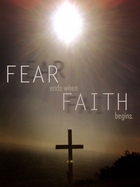 Art for Fear Ends Where Faith Begins by Greater Love Radio