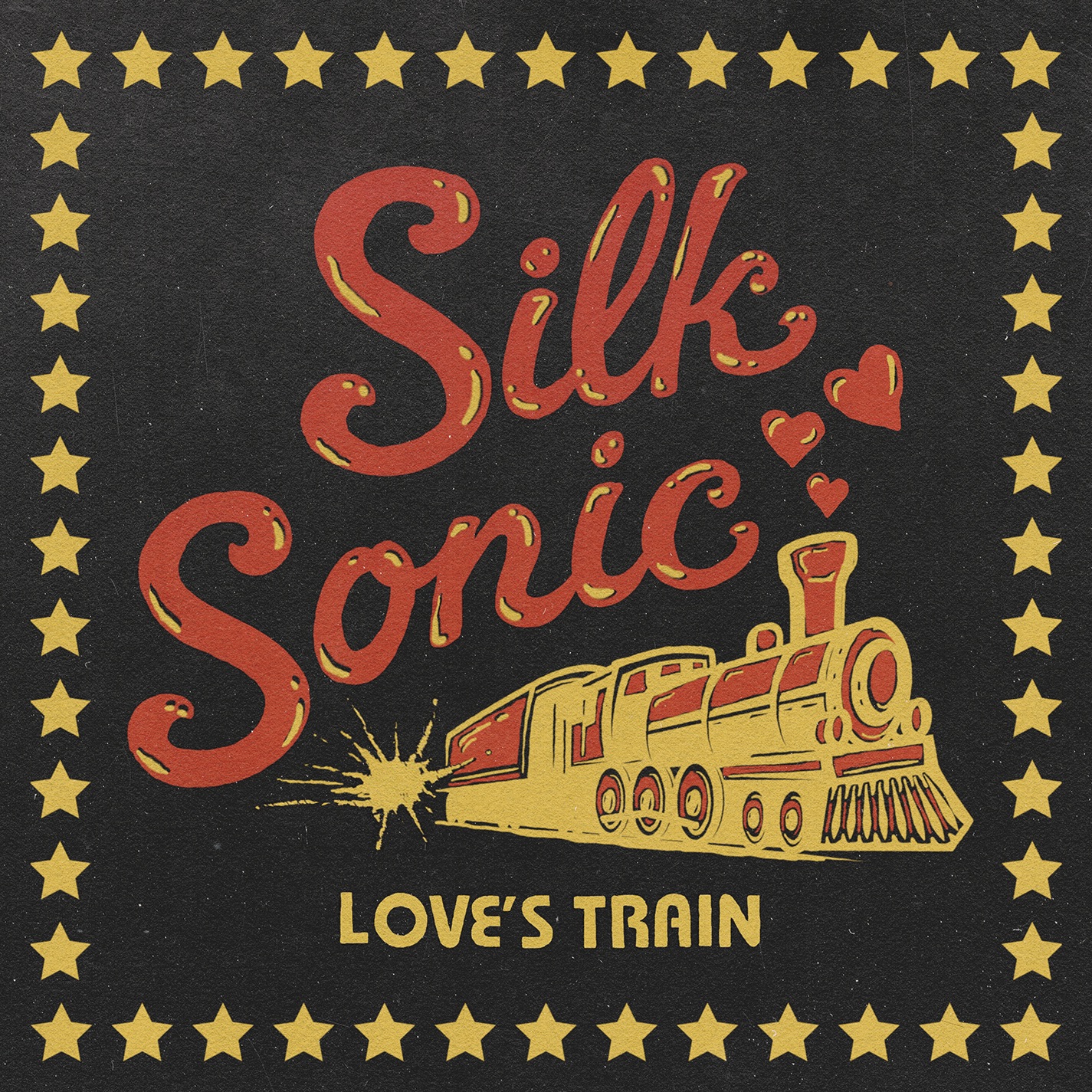 Art for Love's Train by Bruno Mars, Anderson .Paak & Silk Sonic